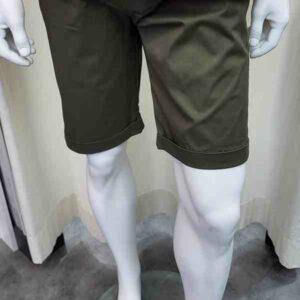 Bermuda Marine De Savoie en coton doux KAKI 05VF