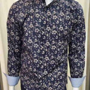 Chemise cintrée NUMEROLOGIE ALLEXANDRO  100% coton 05UZ