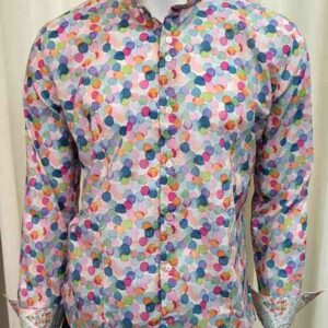 Chemise cintrée NUMEROLOGIE BONO  100% coton 05V7