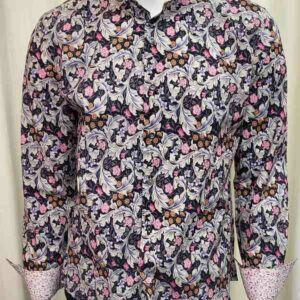 Chemise cintrée NUMEROLOGIE GAUGUIN  100% coton 05UY