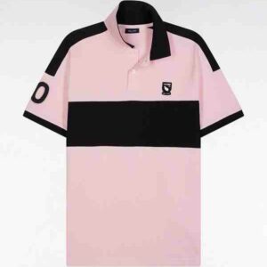 Polo à manches courtes EDEN PARK New Zealand en coton rose 05WY