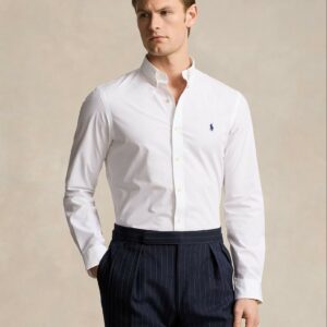 Chemise cintrée Ralph Lauren en popeline stretch 061V