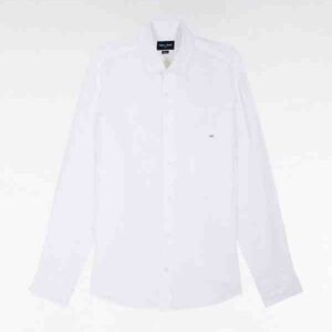 Chemise en lin blanc unie EDEN PARK 05W6