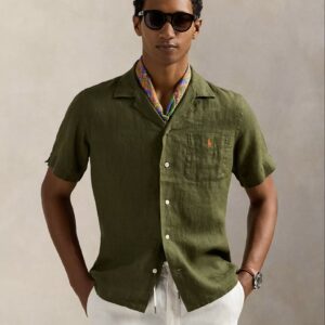 Chemise safari Ralph Lauren Classic Fit en lin 0621