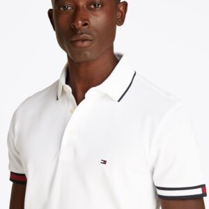 Polo ajusté TH à liseré emblématique 05AY
