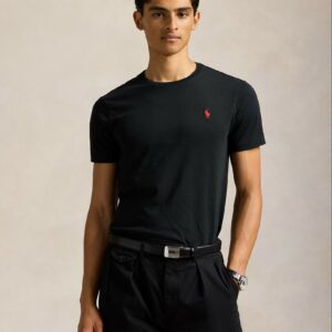 T-shirt RALPH LAUREN col rond jersey coupe ajustée 061B