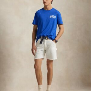 T-shirt en jersey à logo Custom Slim Fit 061F