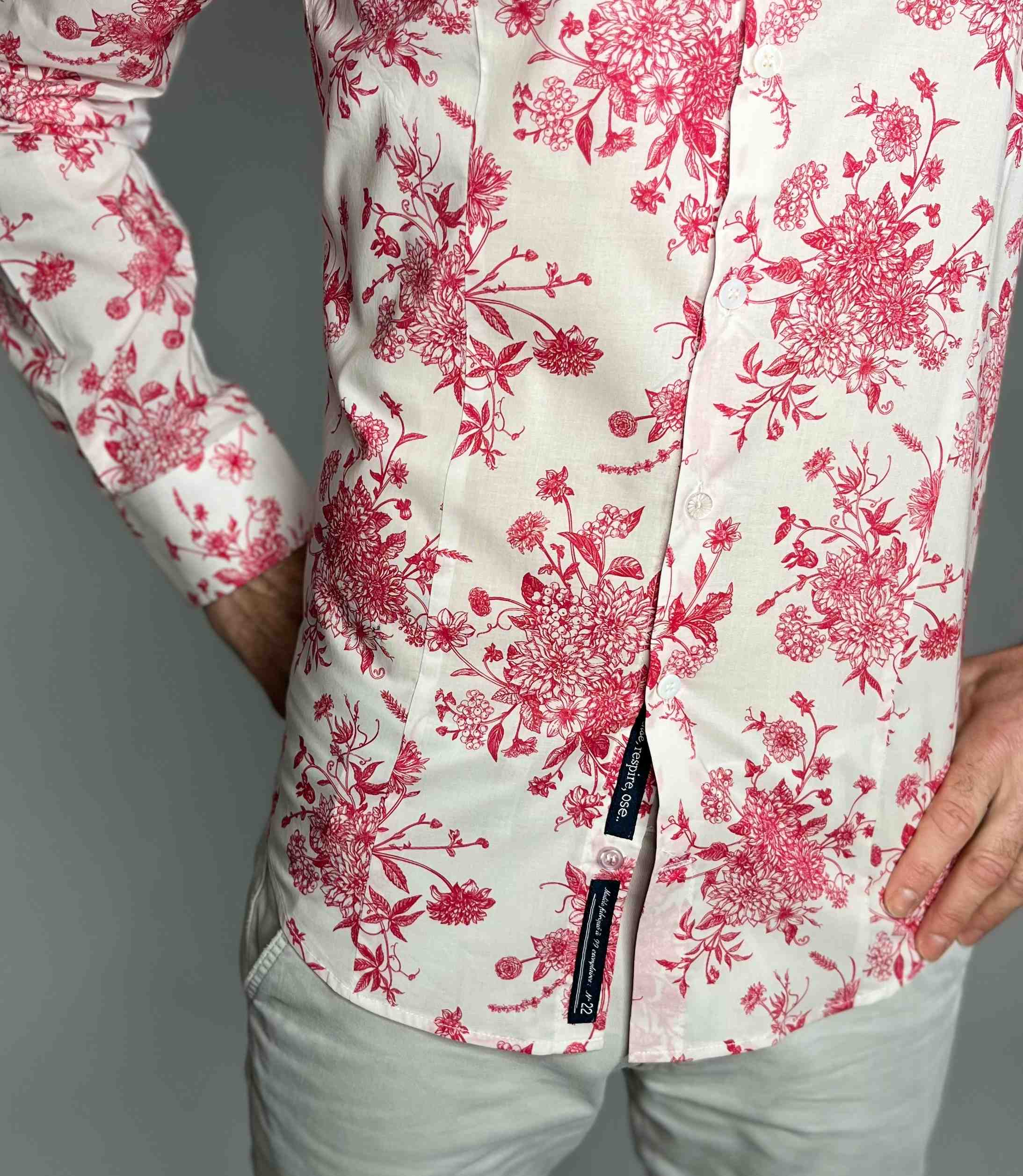 Chemise cintrée BAPTISTE 100% coton 06BS – Image 2