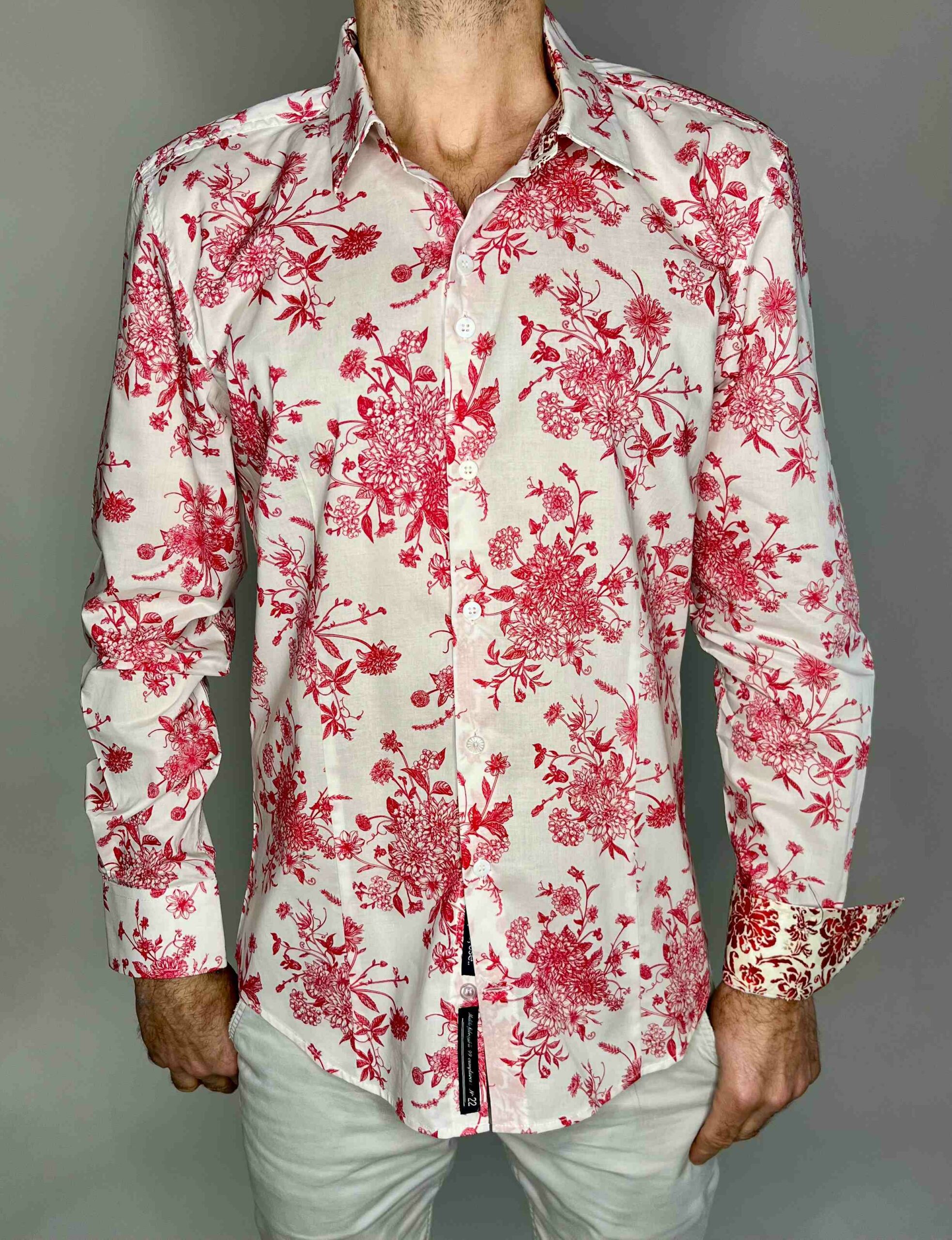 Chemise cintrée BAPTISTE 100% coton 06BS