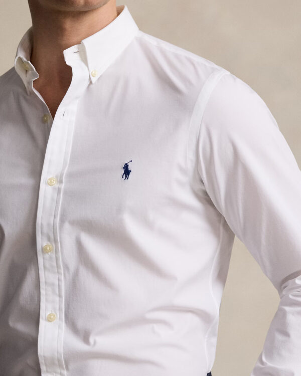 Chemise cintrée RALPH LAUREN en popeline stretch 06BA – Image 2