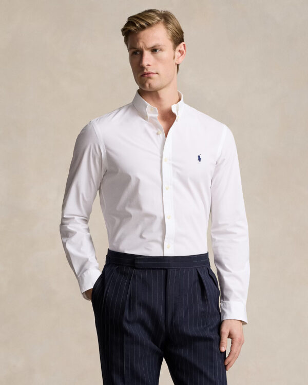 Chemise cintrée RALPH LAUREN en popeline stretch 06BA