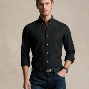 Chemise cintrée RALPH LAUREN en popeline stretch 06BB