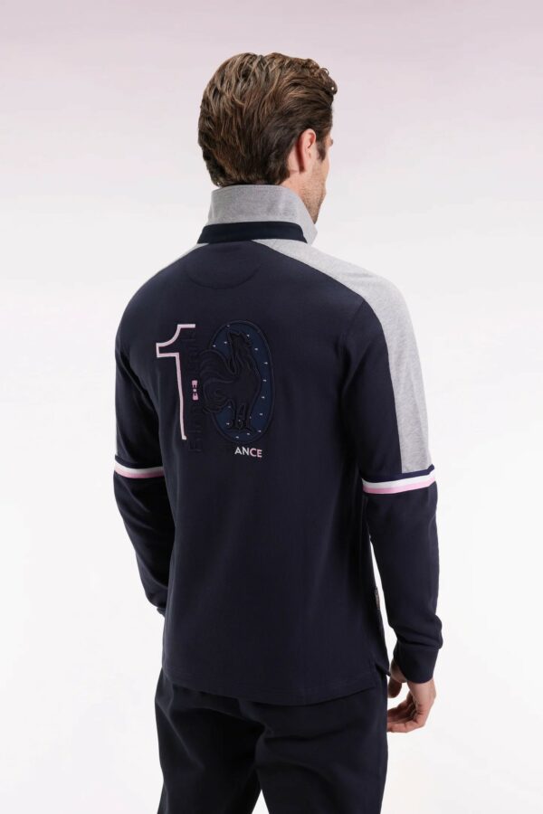 Maillot à manches longues EDEN PARK XV de France en jersey épais marine 068W – Image 2
