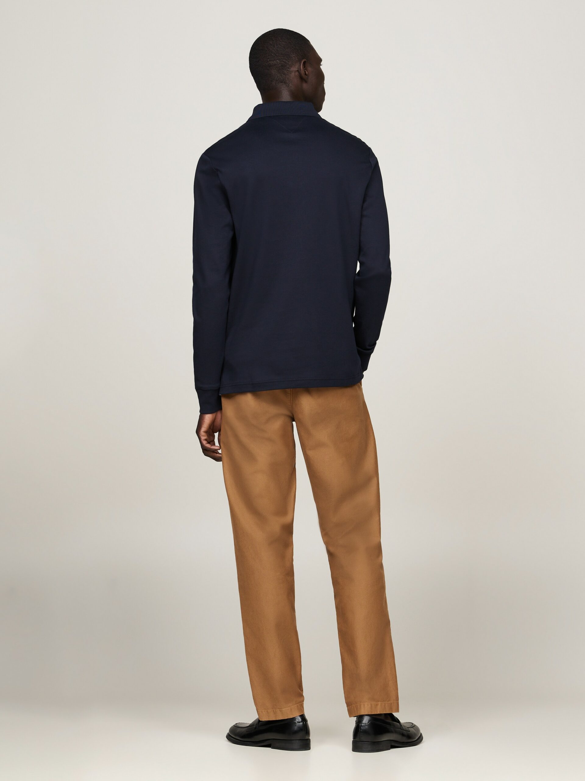 Polo TH coupe standard en coton manches longues 066G – Image 2