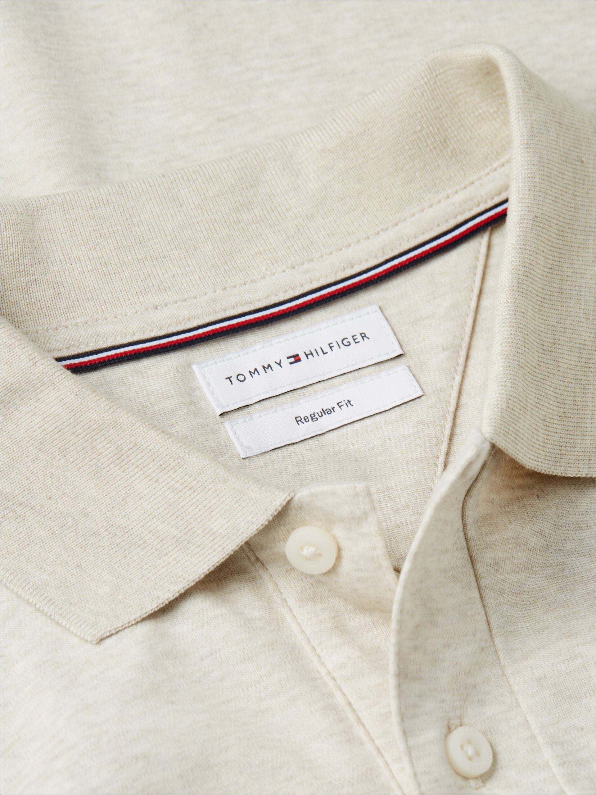 Polo TH coupe standard en maille interlock à drapeau brodé 065P – Image 4