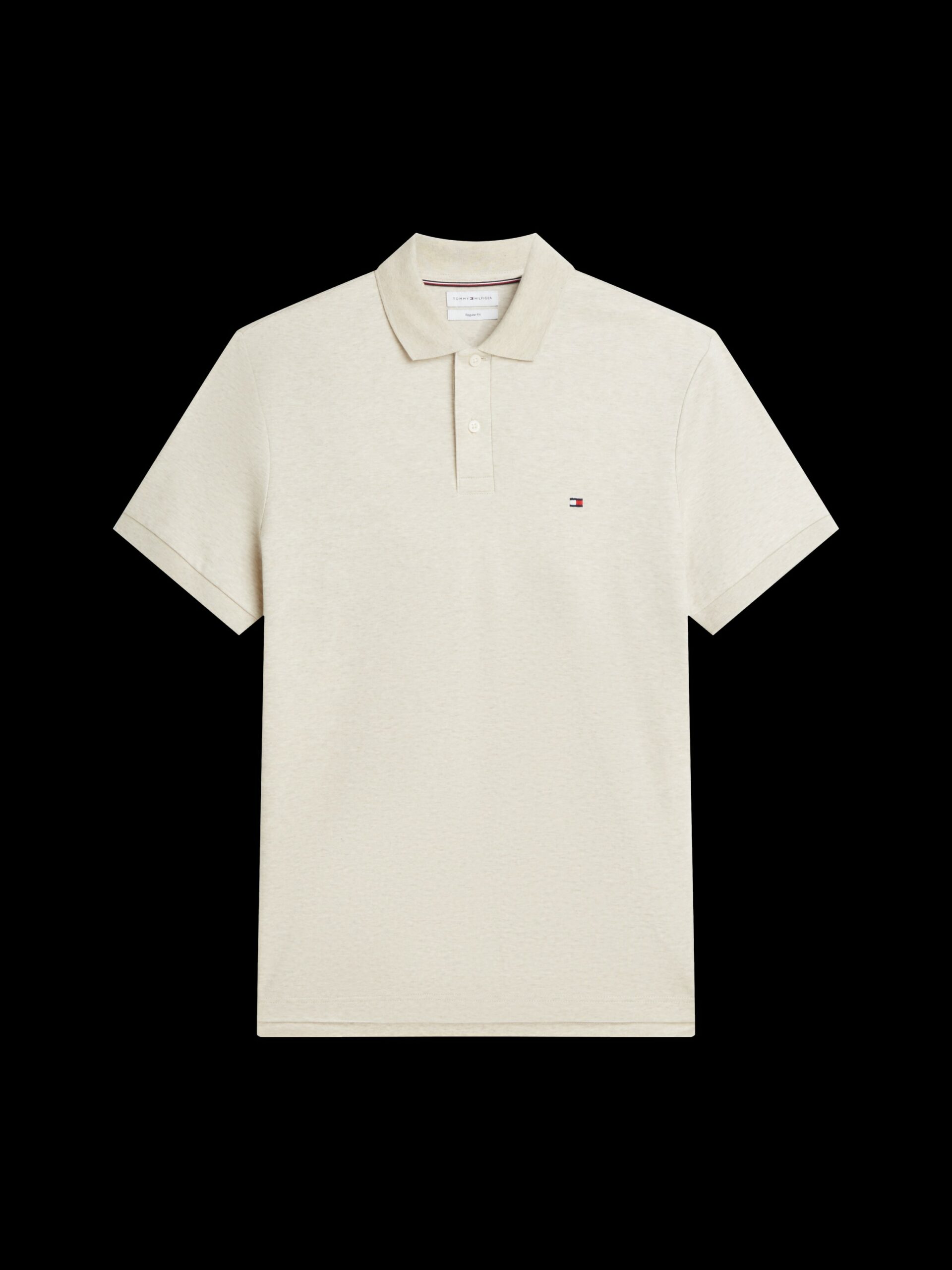 Polo TH coupe standard en maille interlock à drapeau brodé 065P – Image 3