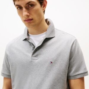 Polo TH coupe standard en maille interlock à drapeau brodé 0671