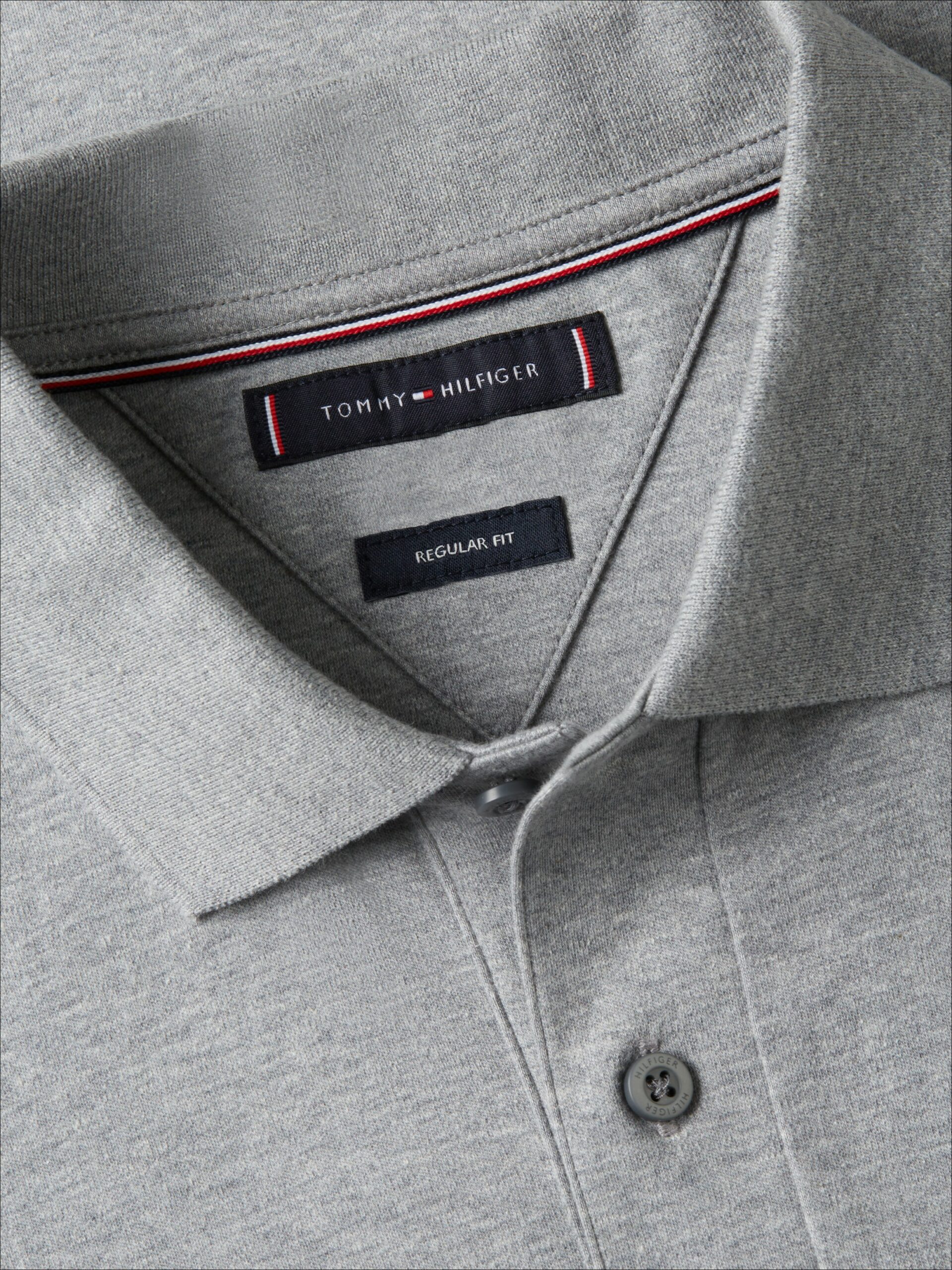 Polo TH coupe standard en maille interlock à drapeau brodé 0671 – Image 2