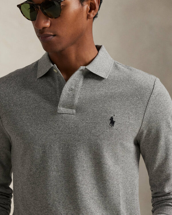 Polo cintré RALPH LAUREN à manches longues piqué 06AD – Image 2