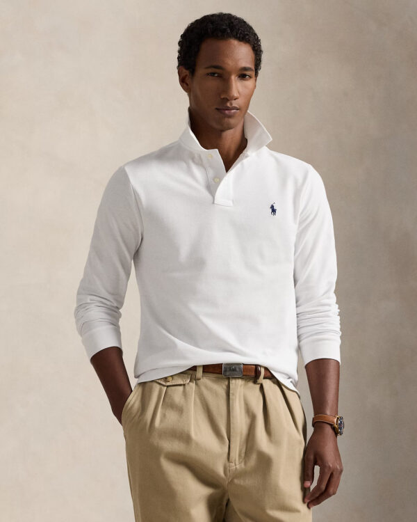 Polo RALPH LAUREN en piqué coupe ajustée 06AC