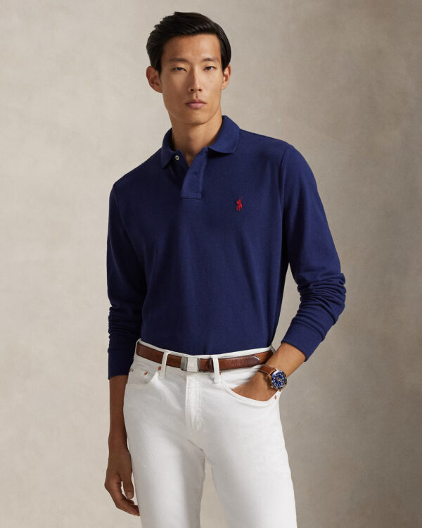 Polo RALPH LAUREN en piqué coupe ajustée 06AJ