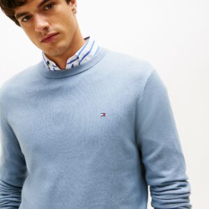 Pull TH à col ras-du-cou avec cachemire 065Q