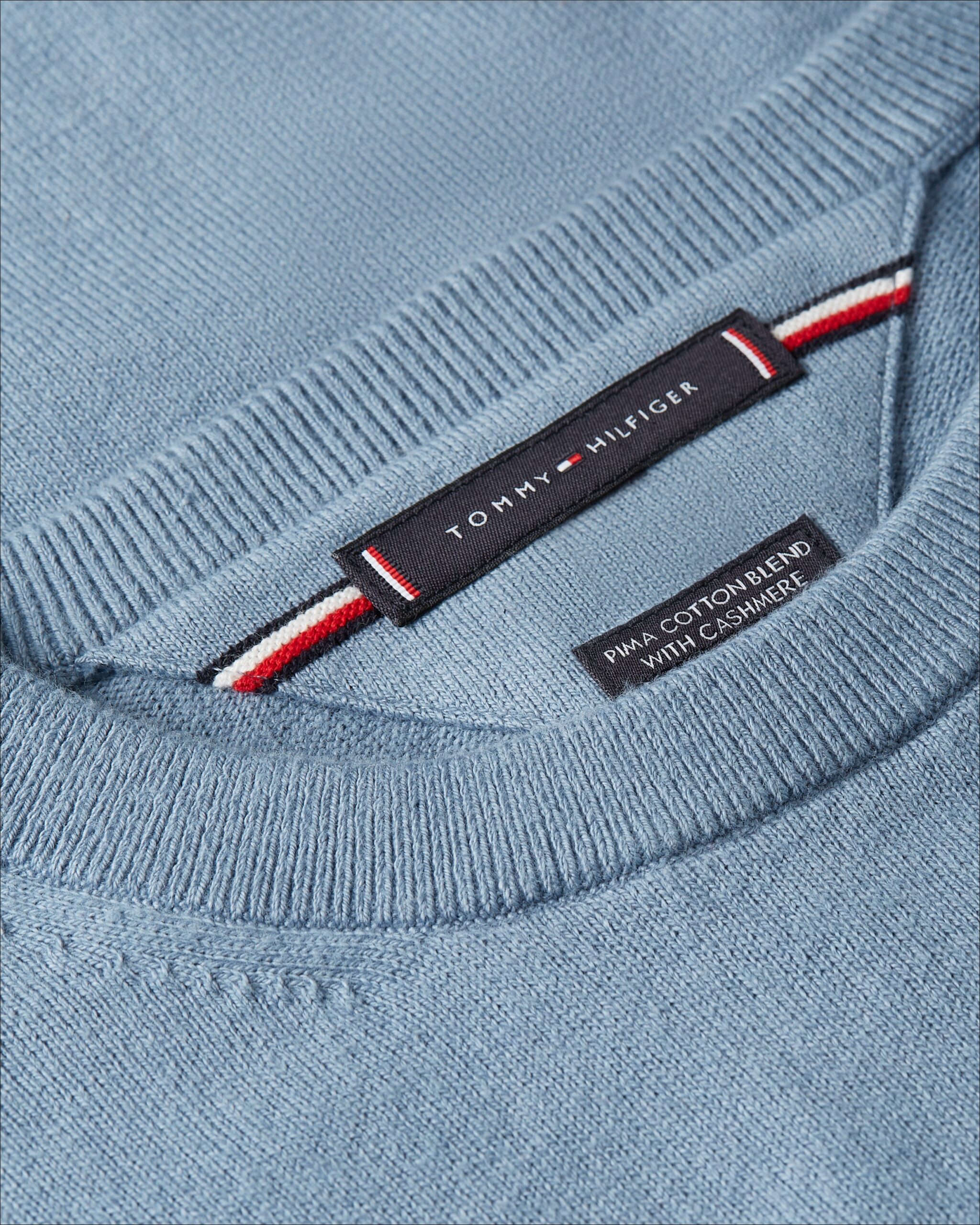 Pull TH à col ras-du-cou avec cachemire 065Q – Image 3