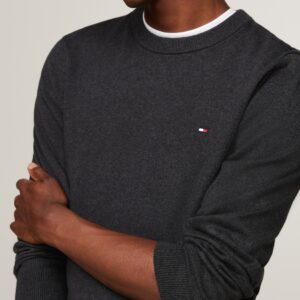 Pull TH à col ras-du-cou avec cachemire 065R