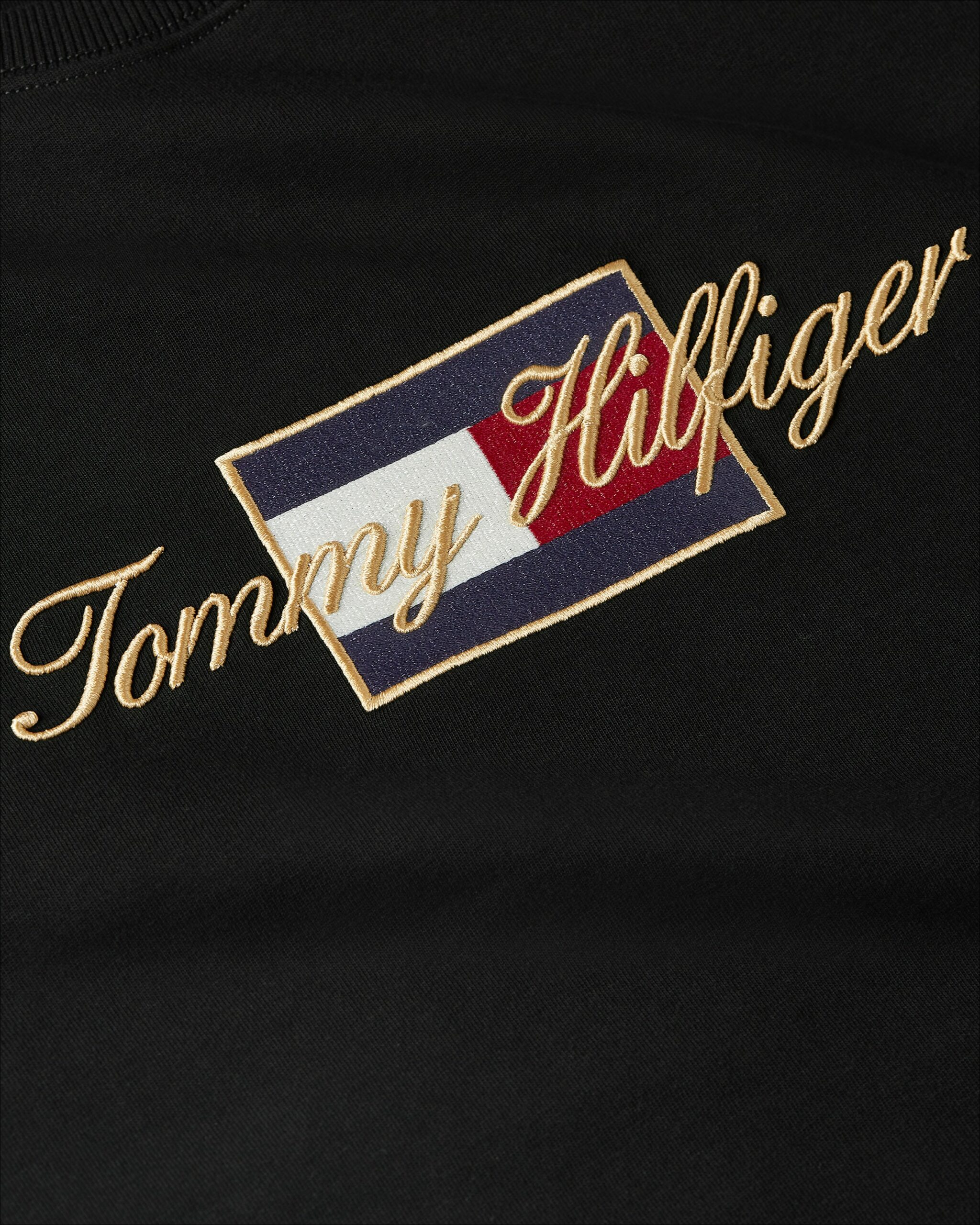 T-shirt TH à col ras-du-cou et logo brodé 066W – Image 4