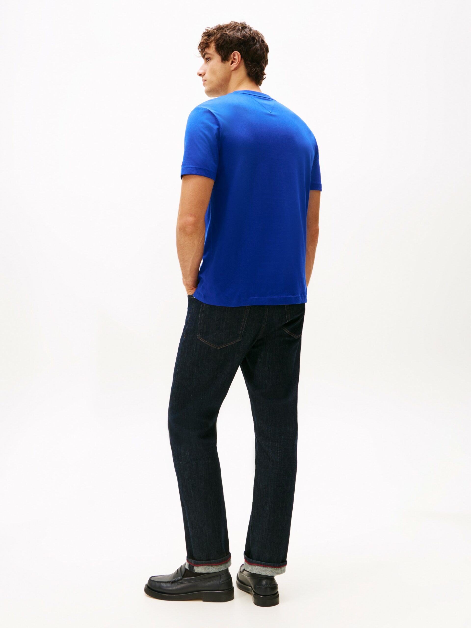 T-shirt TH à logo graphique et col ras-du-cou 066R – Image 3