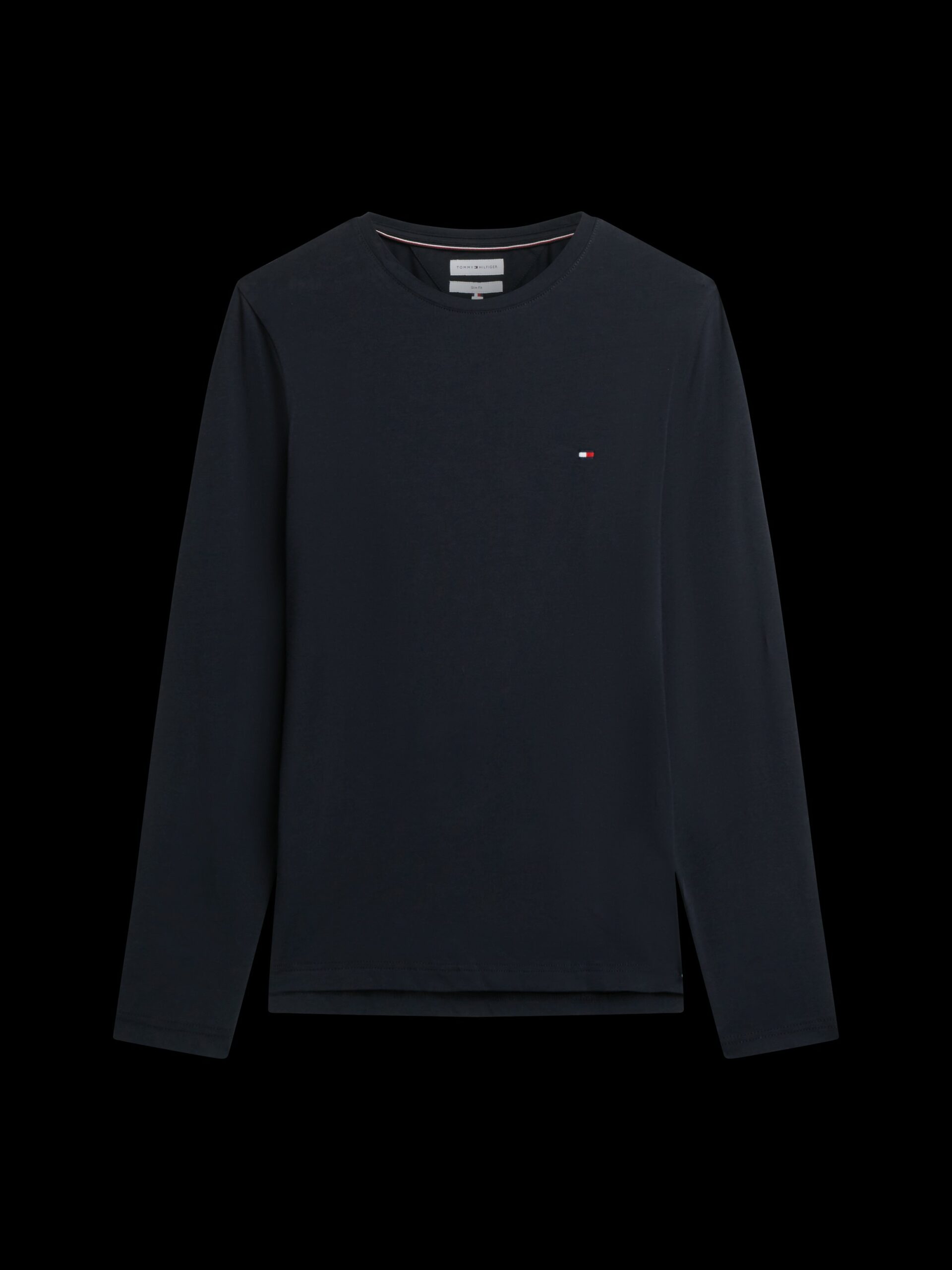 T-shirt TH ajusté en jersey à manches longues 066P – Image 2