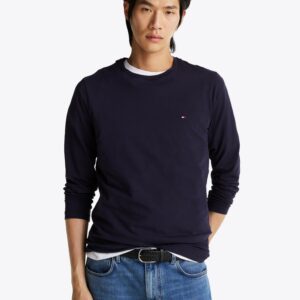 T-shirt TH ajusté en jersey à manches longues 066P