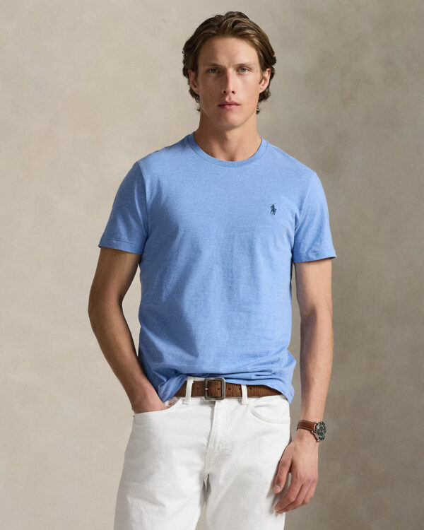 T-shirt à col rond Custom Slim Fit 06AT