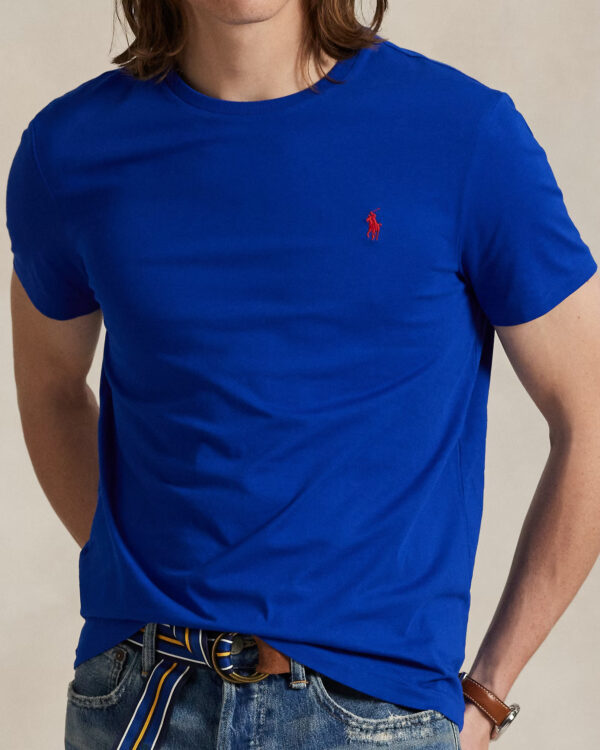 T-shirt à col rond Custom Slim Fit 06AX – Image 2
