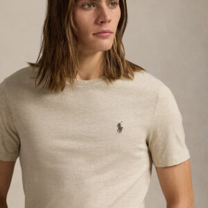 T-shirt col rond en jersey coupe ajustée 06AW