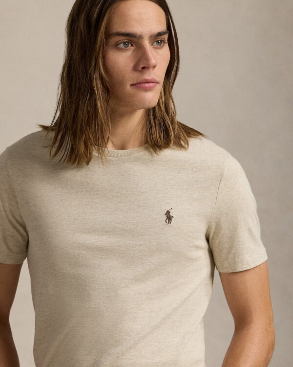 T-shirt col rond en jersey coupe ajustée 06AW