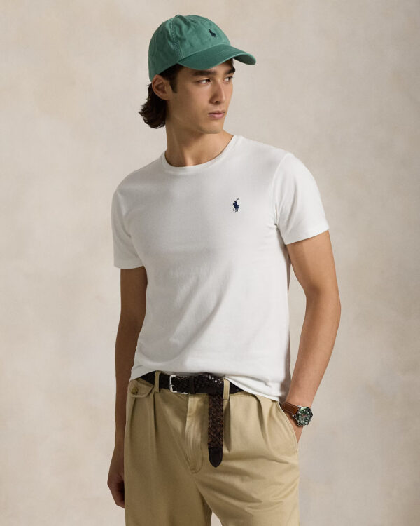 T-shirt RALPH LAUREN col rond jersey coupe ajustée 06AQ
