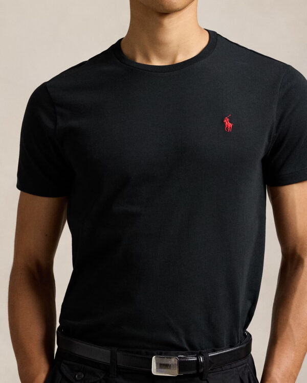 T-shirt col rond jersey coupe ajustée 06AR – Image 2