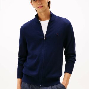 Cardigan zippé TH avec cachemire 065Z