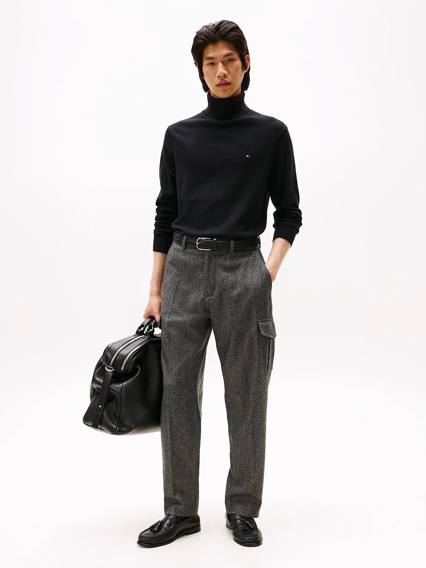 Pull à col roulé TH avec cachemire 065V – Image 3