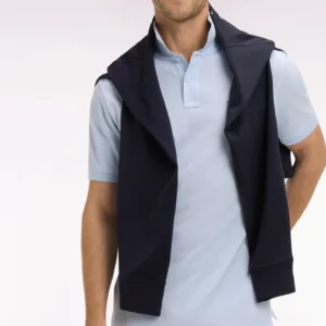 Polo à manches courtes EDEN PARK en coton ciel coupe regular 06FN