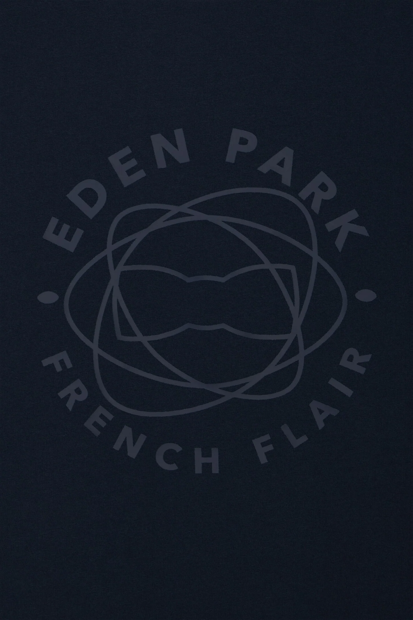 T-shirt EDEN PARK à manches courtes en coton marine sérigraphié 06G5 – Image 2