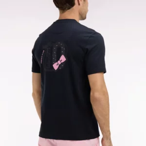 T-shirt EDEN PARK à manches courtes marine sérigraphié 06G4