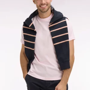 T-shirt EDEN PARK à manches courtes sérigraphie dos rose 06CU