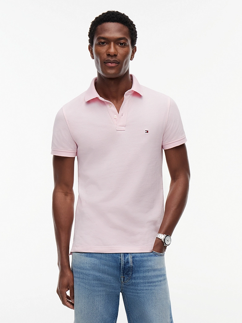 Polo TH slim en piqué 1985 06J6