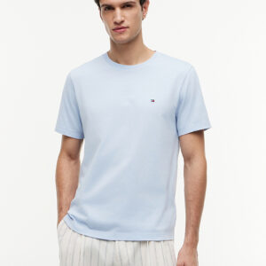 T-shirt TH en jersey col ras-du-cou à drapeau brodé 05ZM