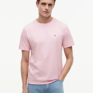 T-shirt TH en jersey col ras-du-cou à drapeau brodé 06KE