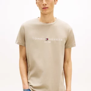 T-shirt slim TH en jersey à logo brodé 06JJ