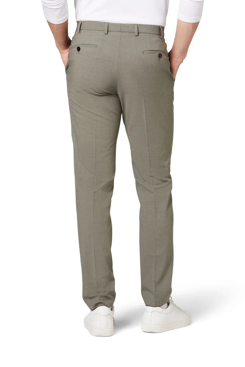 Costume Extra-Slim-Fit avec stretch performant vert sauge NICK-NOAH – Image 4