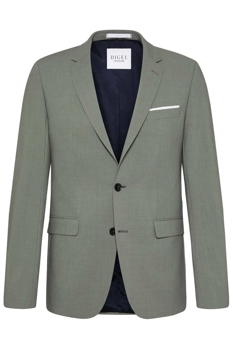 Costume Extra-Slim-Fit avec stretch performant vert sauge NICK-NOAH – Image 3